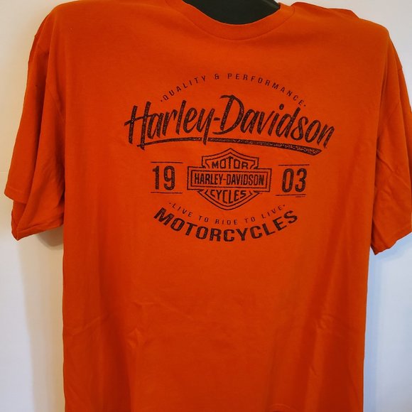 Harley Davidson t shirt short sleeves 100% cotton size 2X. - Picture 2 of 9